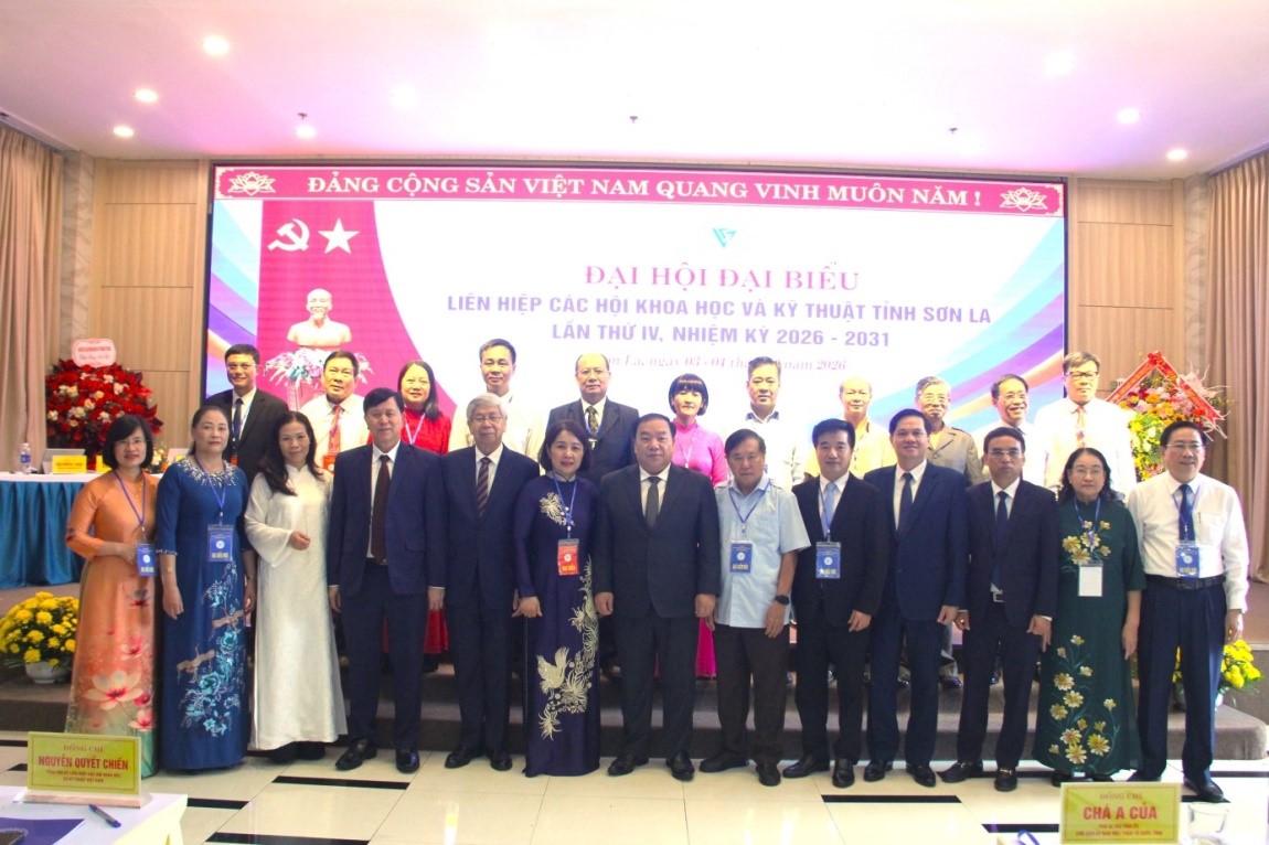 Đồng chí Hồ Đình Lưỡng, Chủ tịch Liên hiệp các Hội Khoa học và Kỹ thuật tỉnh Phú Thọ dự Đại hội đại biểu Liên hiệp các Hội Khoa học và Kỹ thuật tỉnh Sơn La lần thứ IV, nhiệm kỳ 2026 - 2031
