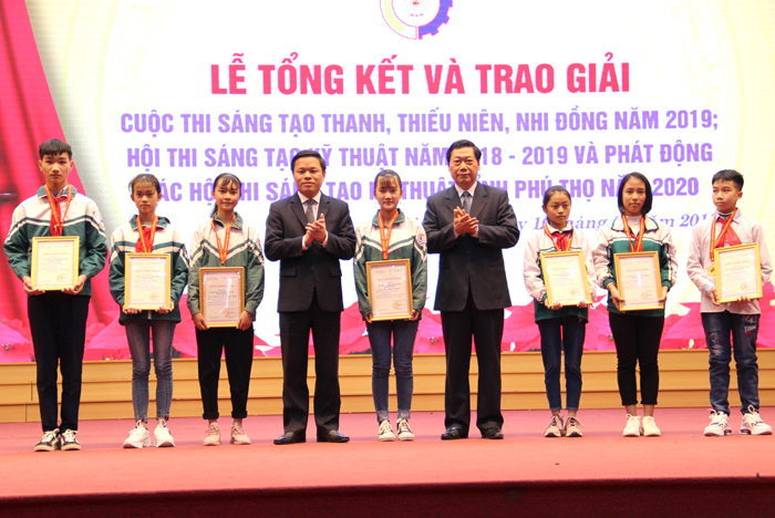 Lễ tổng kết và trao giải các Hội thi sáng tạo kỹ thuật tỉnh Phú Thọ năm 2019