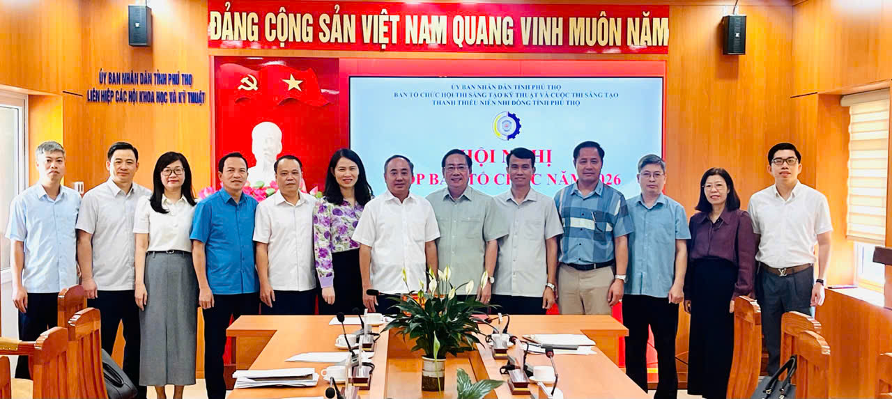Hội nghị họp Ban tổ chức các Hội thi sáng tạo kỹ thuật tỉnh năm 2026