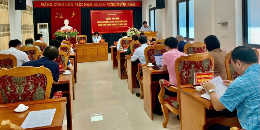 Giao ban Cụm thi đua số 1 - Liên hiệp các Hội Khoa học và Kỹ thuật tỉnh