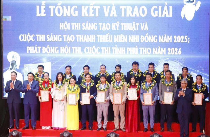 Lễ tổng kết và trao giải Hội thi sáng tạo kỹ thuật và Cuộc thi sáng tạo Thanh thiếu niên nhi đồng năm 2025