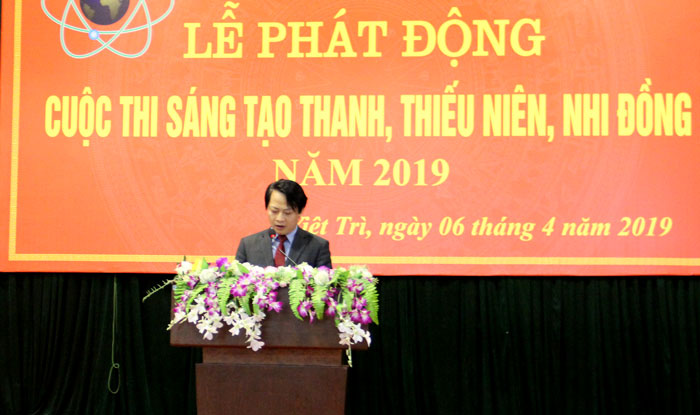 Việt Trì tổ chức Lễ phát động Cuộc thi sáng tạo thanh, thiếu niên, nhi đồng cấp thành phố năm 2019