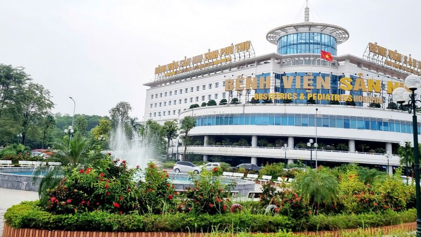 Bệnh viện Sản nhi tỉnh Phú Thọ - điểm sáng mô hình bệnh viện “xanh - sạch - đẹp”