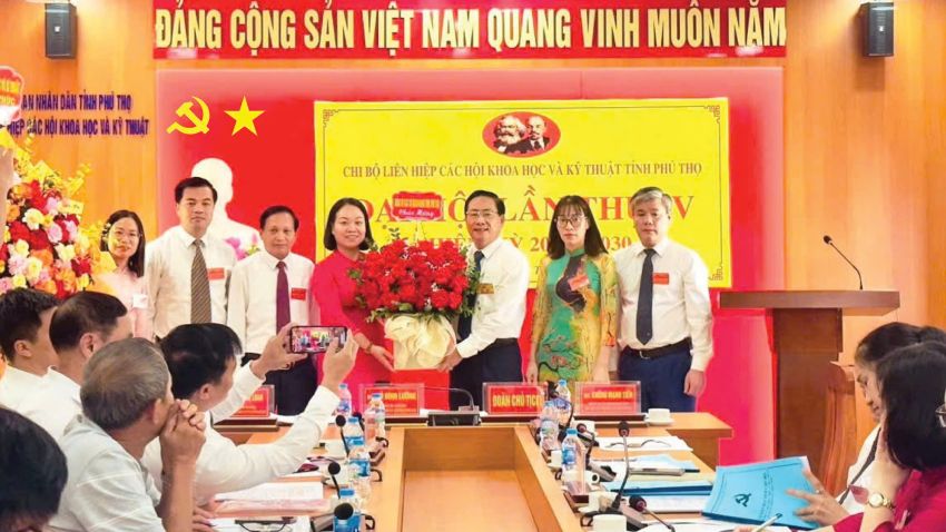 Đại hội Chi bộ Liên hiệp các Hội Khoa học và Kỹ thuật tỉnh  Phú Thọ nhiệm kỳ 2025 - 2030