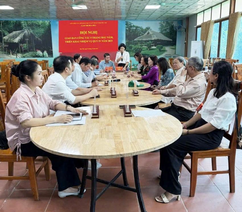 Cụm thi đua số 3 - Liên hiệp các Hội Khoa học và Kỹ thuật tỉnh giao ban 9 tháng đầu năm, triển khai nhiệm vụ 3 tháng cuối năm 2025