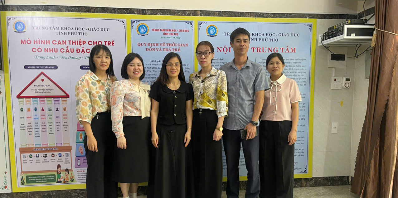 Liên hiệp các Hội Khoa học và Kỹ thuật tỉnh làm việc, kiểm tra hoạt động tại Trung tâm Khoa học công nghệ kỹ thuật - Giáo dục tỉnh Phú Thọ