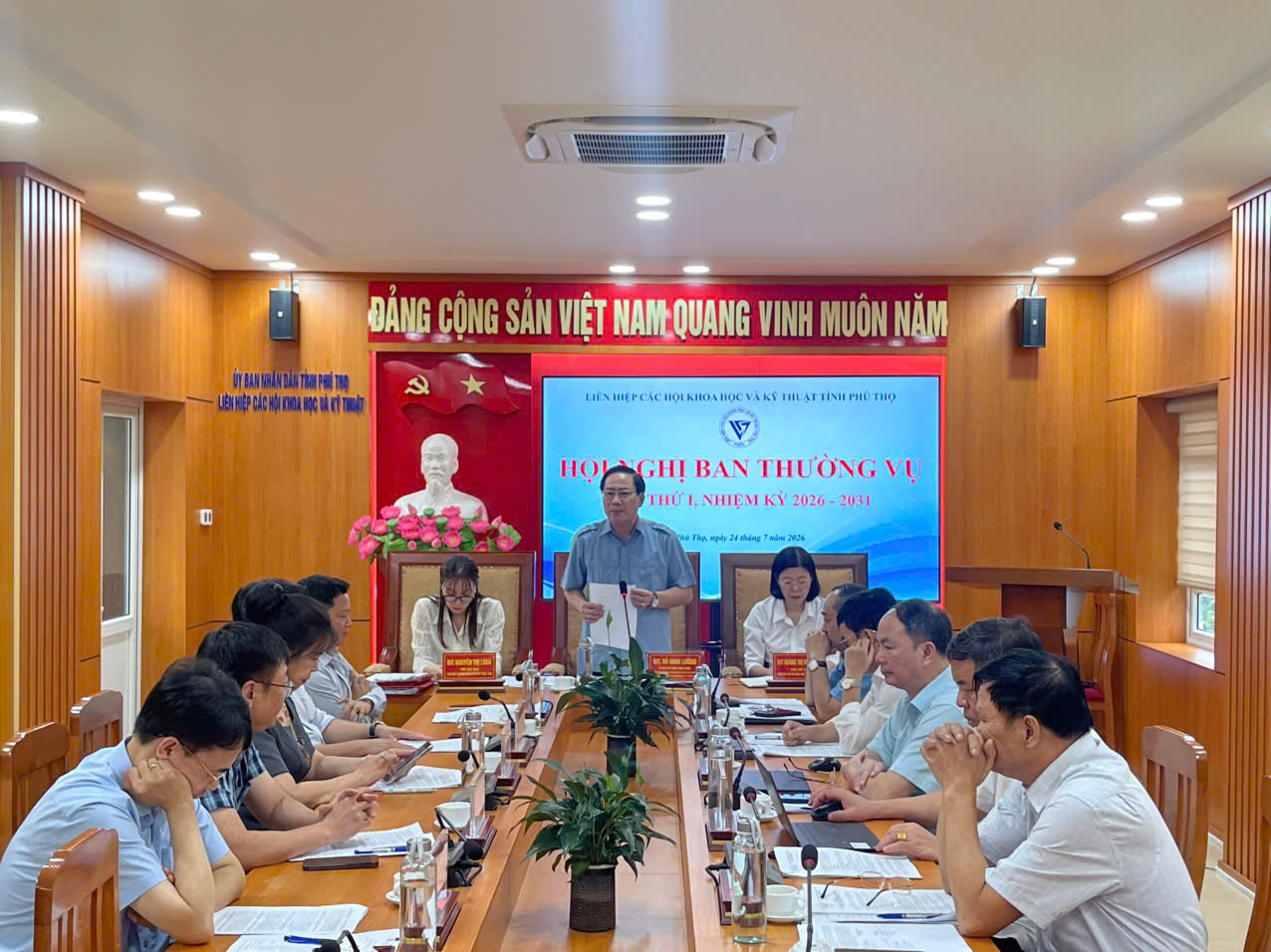 Hội nghị Ban Thường vụ Liên hiệp các Hội Khoa học và Kỹ thuật tỉnh Phú Thọ lần thứ nhất, nhiệm kỳ 2026-2031