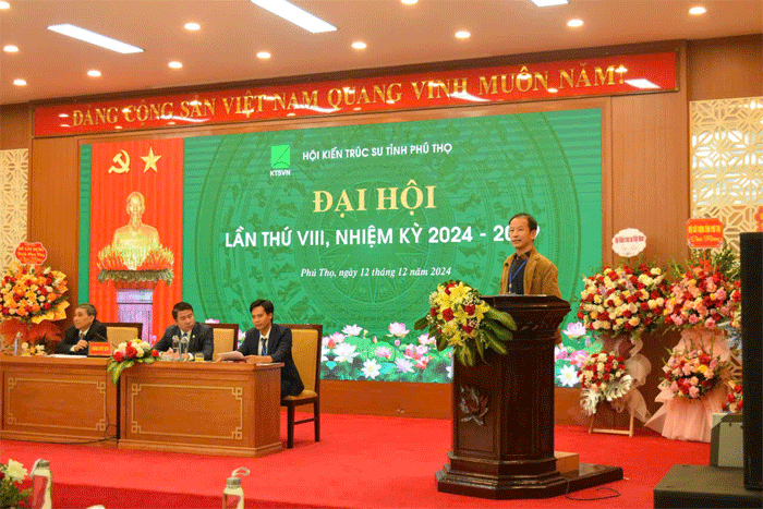 Đại hội Hội Kiến trúc sư tỉnh Phú Thọ, nhiệm kỳ 2024 - 2029