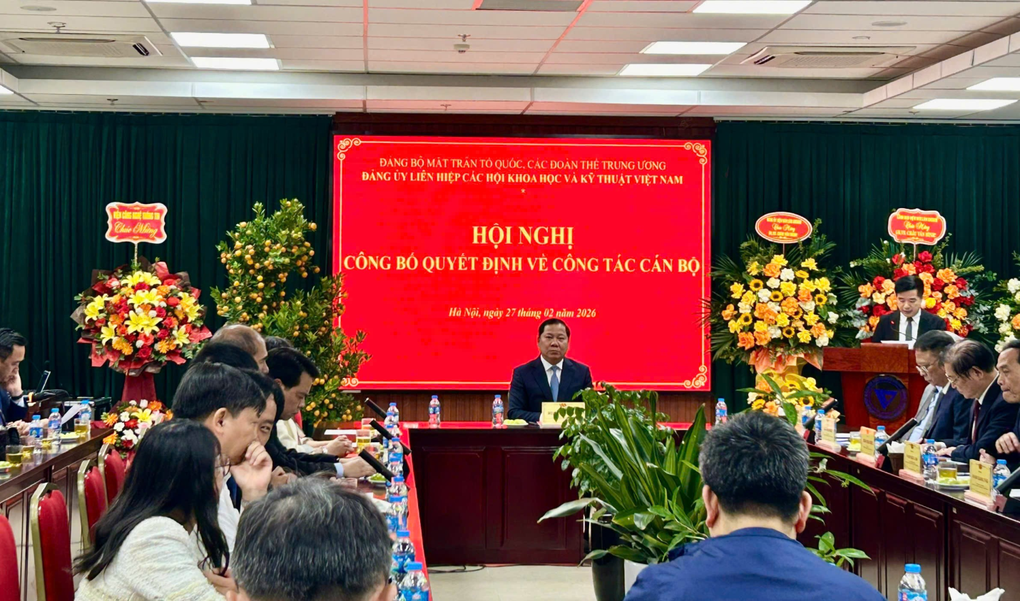 GS.VS. Châu Văn Minh giữ chức Bí thư Đảng ủy Liên hiệp Hội Việt Nam