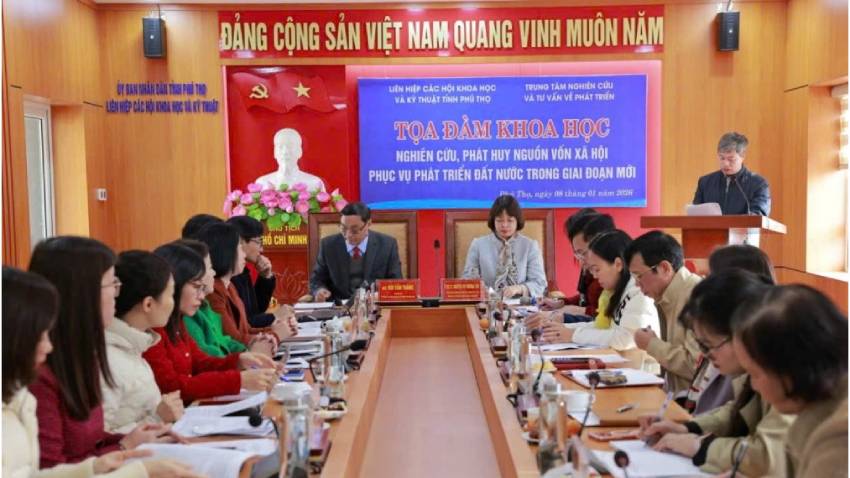 Tọa đàm khoa học “Nghiên cứu, phát huy nguồn vốn xã hội phục vụ phát triển đất nước trong giai đoạn mới”
