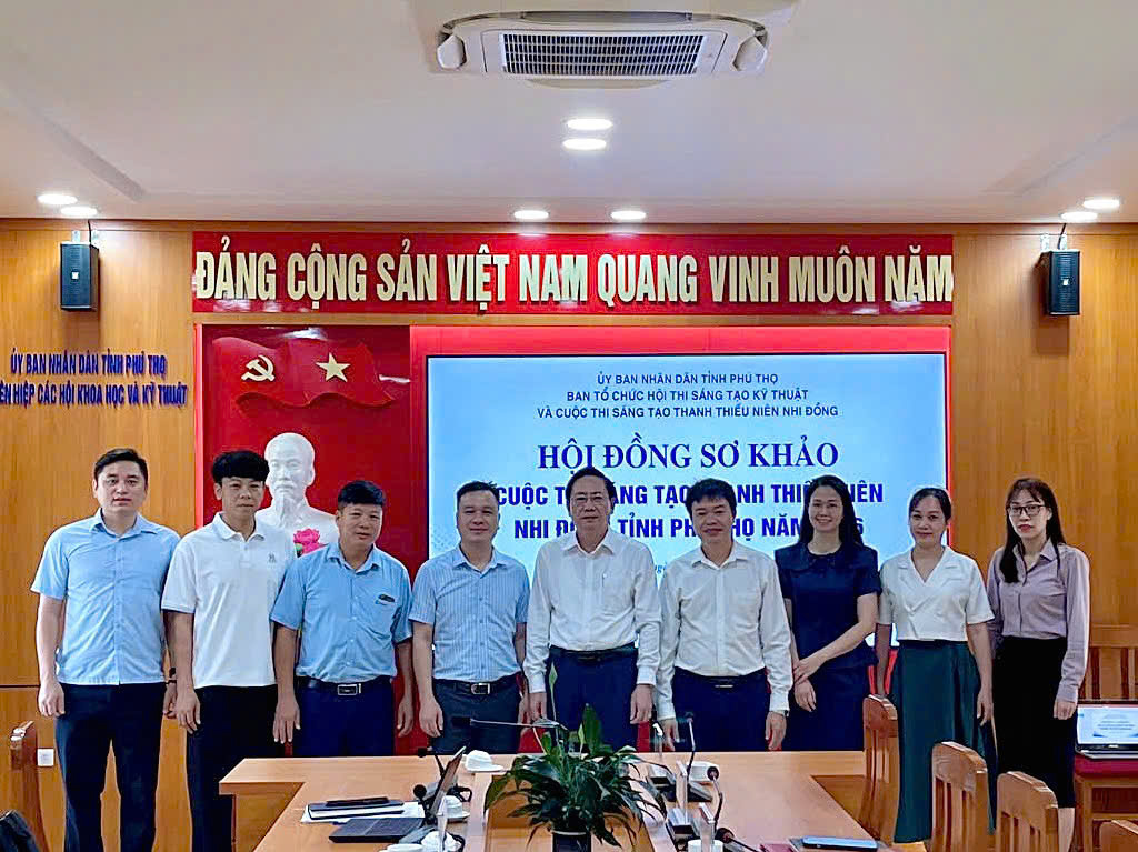 100 mô hình, sản phẩm vào vòng Chung khảo Cuộc thi sáng tạo thanh, thiếu niên, nhi đồng tỉnh Phú Thọ năm 2026