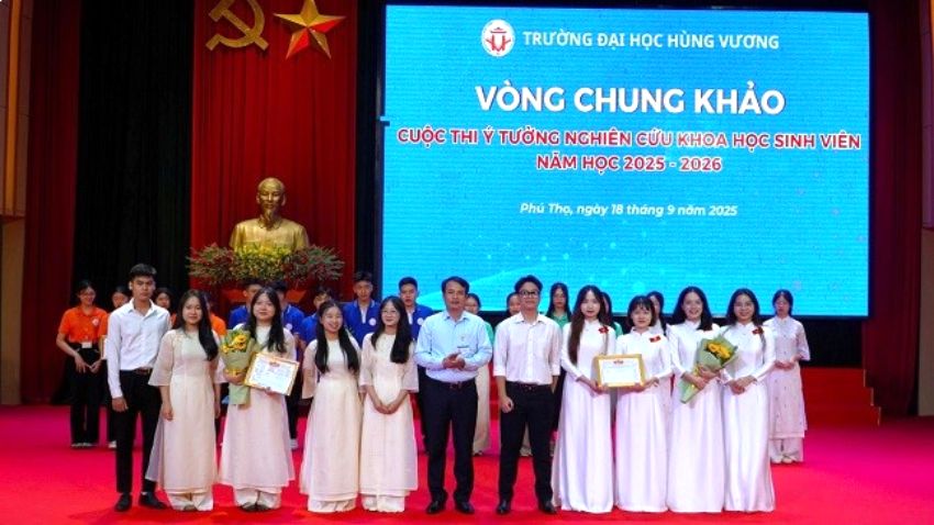 Vòng chung khảo Cuộc thi “Ý tưởng NCKH sinh viên” năm học 2025-2026 thành công tốt đẹp