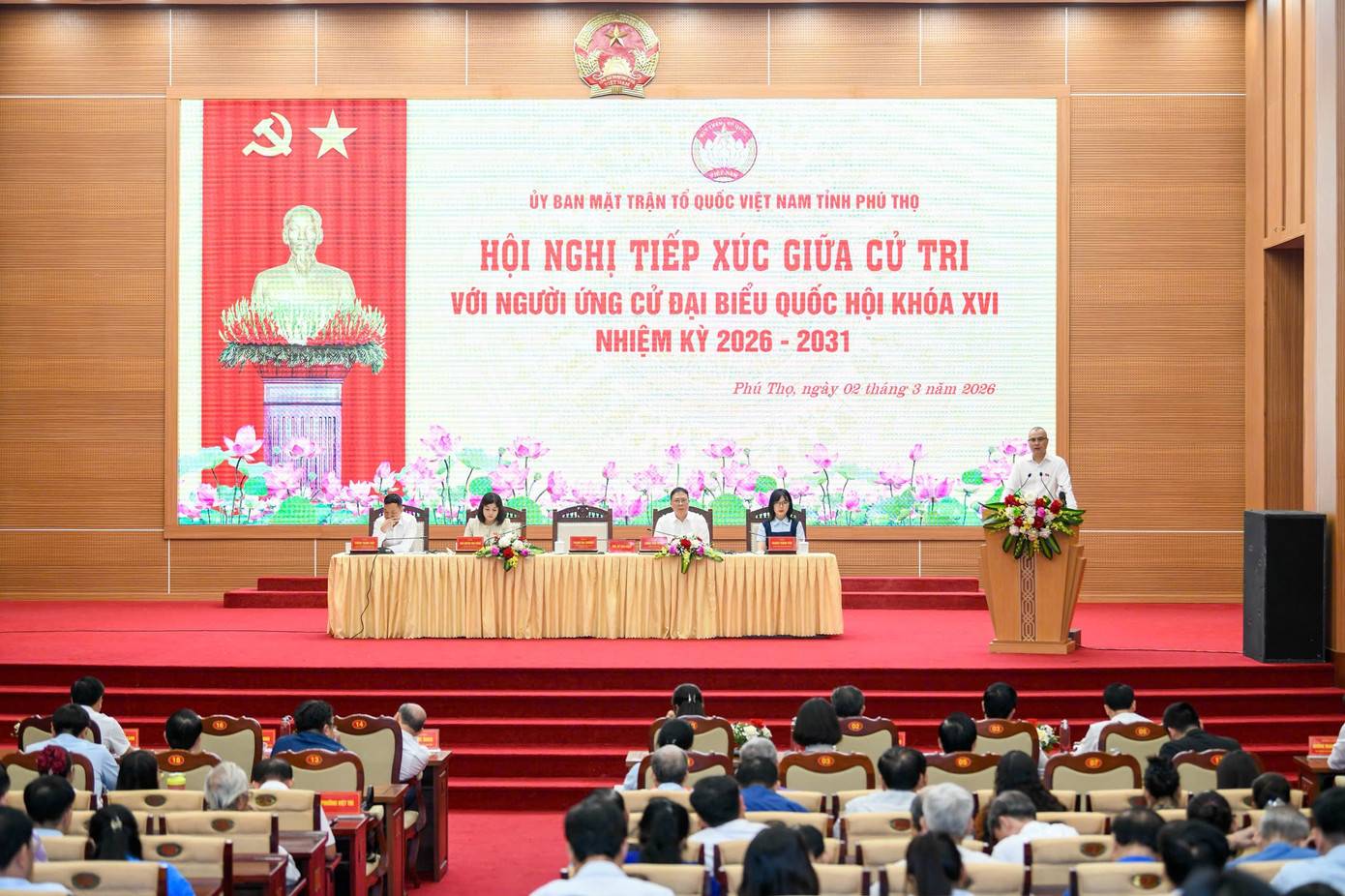 Bí thư Đảng ủy Liên hiệp các Hội Khoa học và Kỹ thuật Việt Nam ứng cử đại biểu Quốc hội tại Phú Thọ