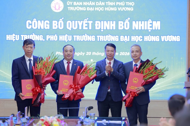 TS. Đỗ Khắc Thanh tiếp tục giữ chức Hiệu trưởng Trường Đại học Hùng Vương